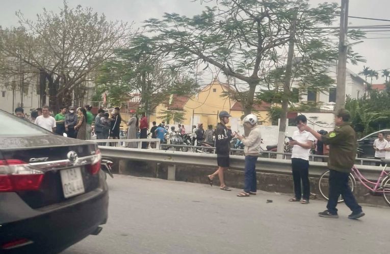 [VIDEO] Hiện trường vụ TNGT gần Chợ Đền, xã Hải Anh