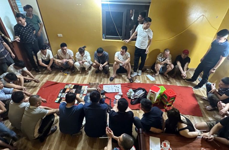 Phòng Cảnh sát hình sự Công an tỉnh kiểm tra, phát hiện, triệt phá tụ điểm tổ chức ĐB tại địa bàn xã Liên Minh